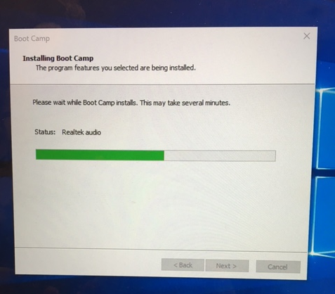 windows 10 boot camp support software